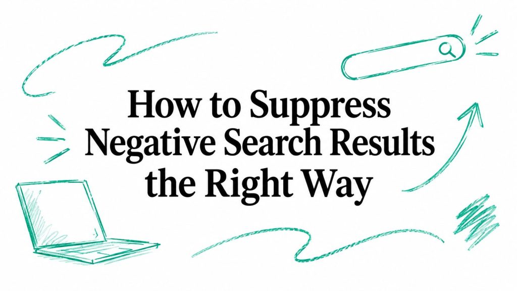 How to suppress negative search results with SEO and reputation management